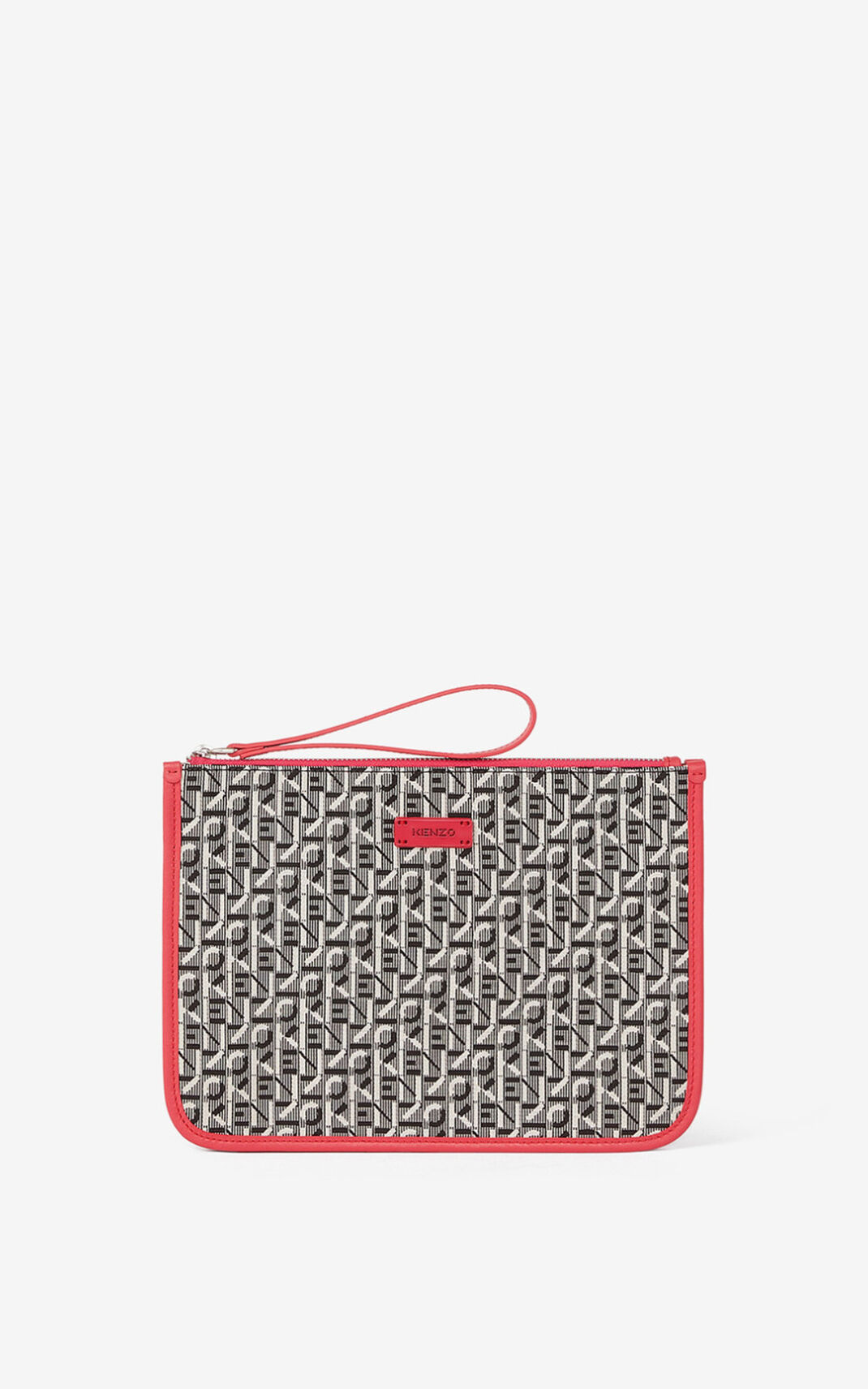 Kenzo Jacquard Courier Kuvertväska Dam | 97306-TVSD